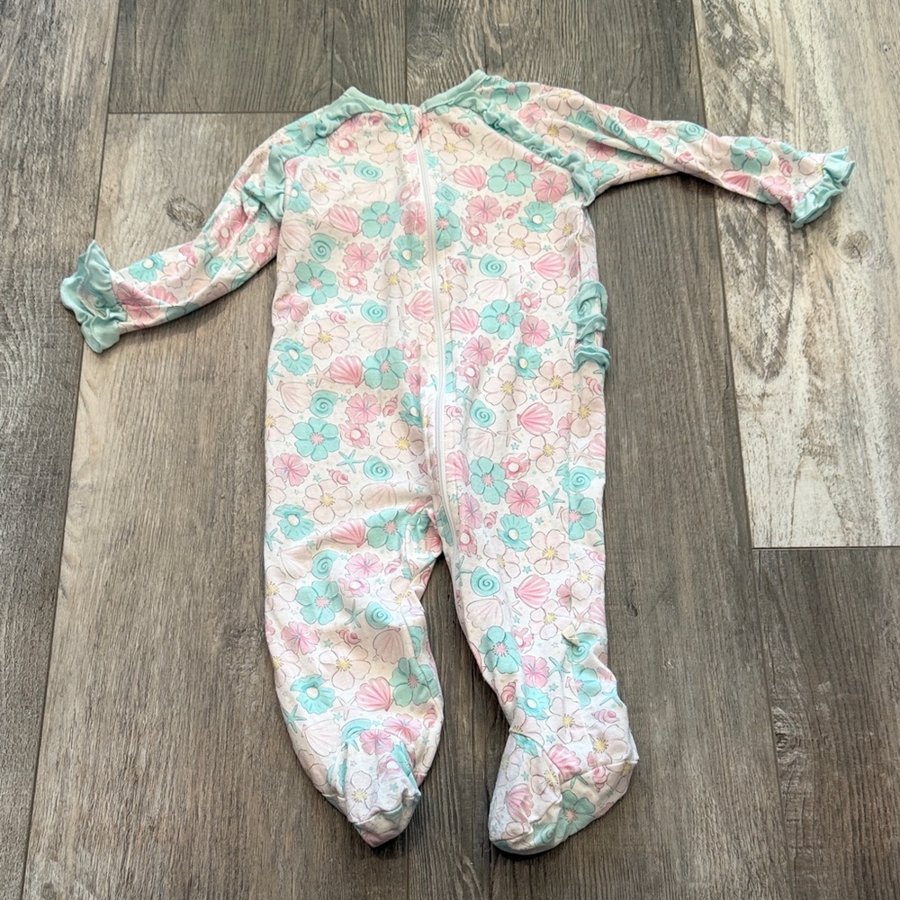 Milkberry Charming Floral Kids Footie Pajama‎